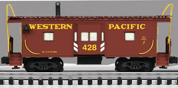 Western Pacific bay window caboose #428 2-rail