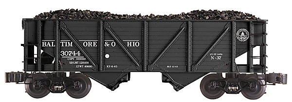 Baltimore & Ohio outside braced die cast 2-bay hopper