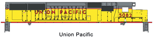 Union Pacific SD-50 #5082