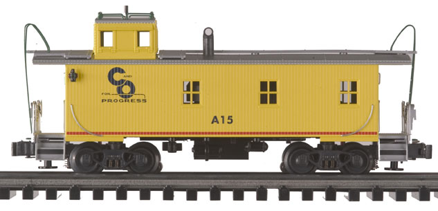 Chesapeake & Ohio wood sided caboose #A15