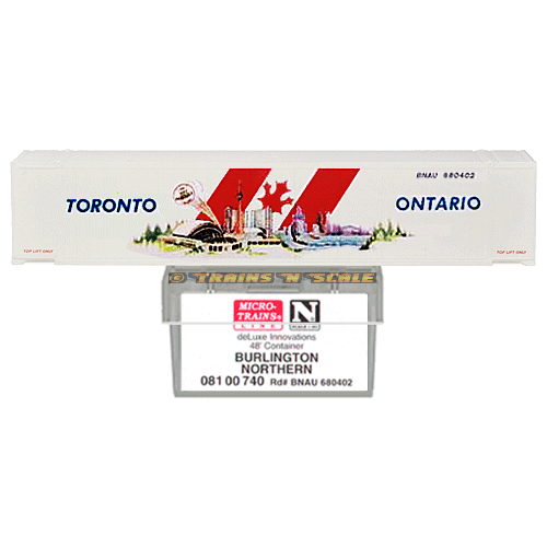 Burlington Northern 48' Container #680402 Toronto Ontario