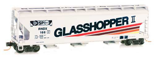 ACF Industries 3-Bay Centerflow Covered Hopper #166