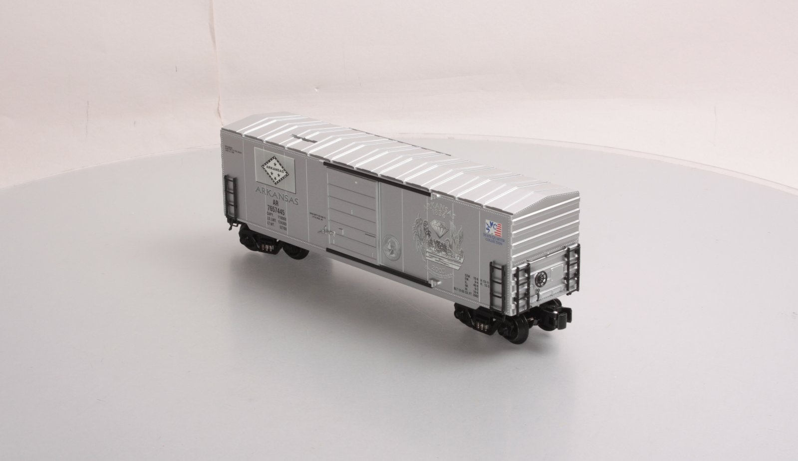 Arkansas state quarter boxcar bank
