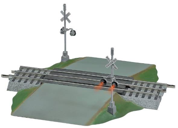 FasTrack grade crossing w/ flashers