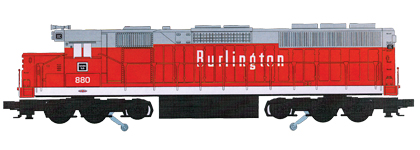 Burlington Route SD-45