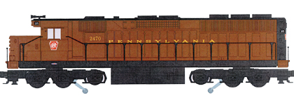 Pennsylvania Railroad SD-45*