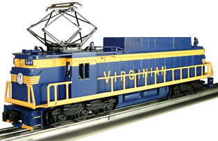 Virginian blue & yellow EF4 rectifier electric