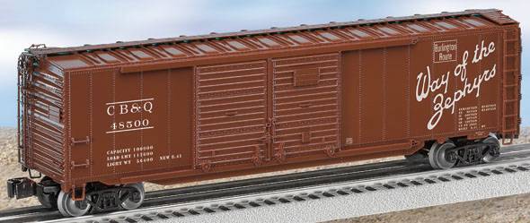 Burlington Route double door boxcar
