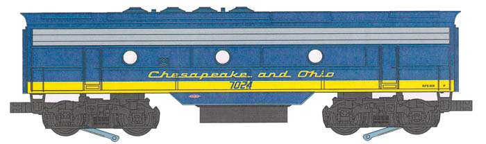 Chesapeake & Ohio F7 B
