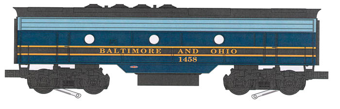 Baltimore & Ohio F7 B
