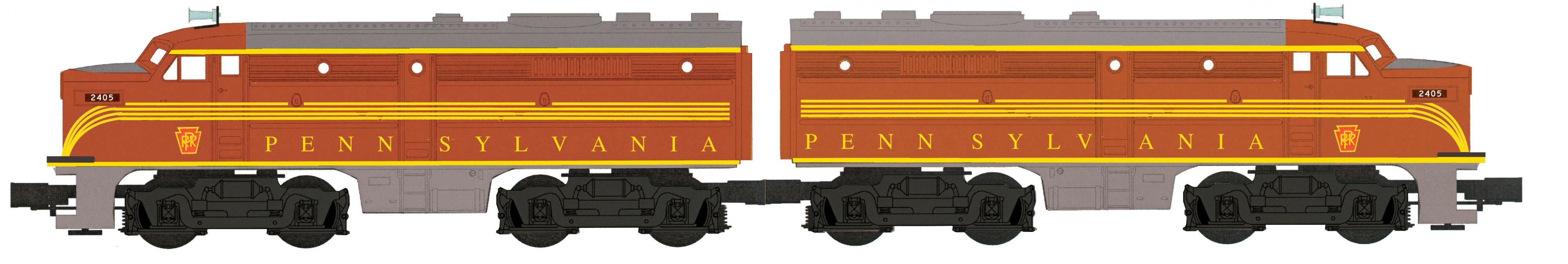 Pennsylvania Railroad Congressional O-27 FA-2 AA*