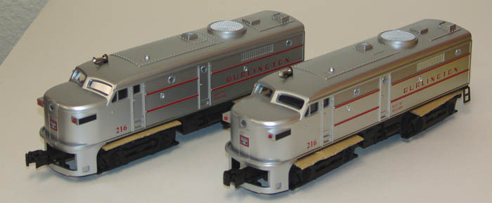 Burlington Route O-27 FA-2 AA