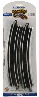 E-Z Track steel 18" curve 4-pack