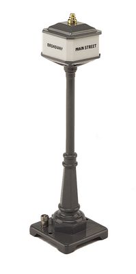 gray #57 corner street lamp