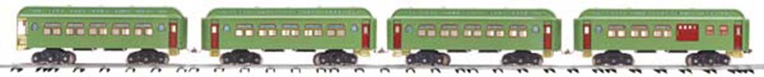 Apple green 418 passenger set