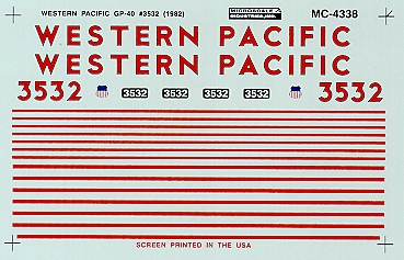 Western Pacific (Yellow) GP-40