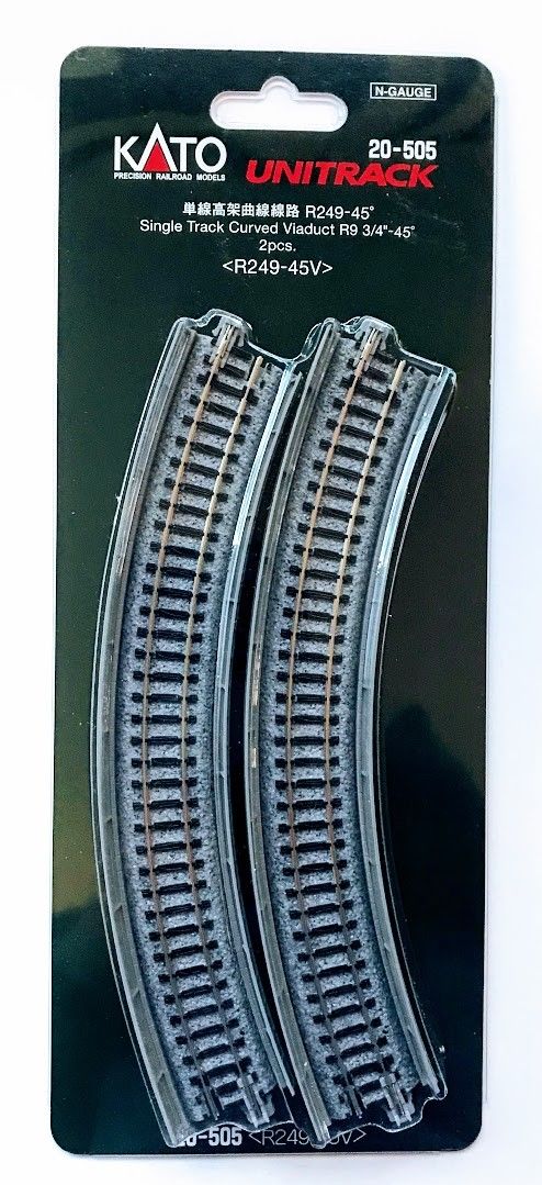 Unitrack Single Track Curved Viaduct 2-Pack