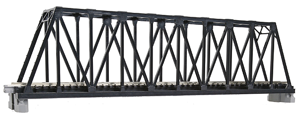 Black Single Truss Bridge