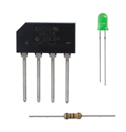 3 Volt 5MM Green LED Light Kit