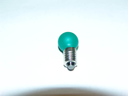 #2432G 24V green large globe bulb, screw base