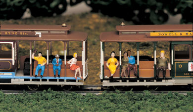 sitting people