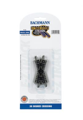 E-Z Track Nickel Silver 30° degree crossing