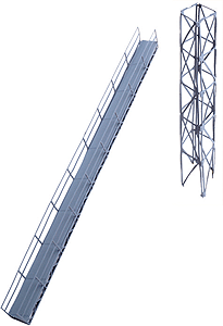 Grain Structure Conveyor Bridge & Support Tower