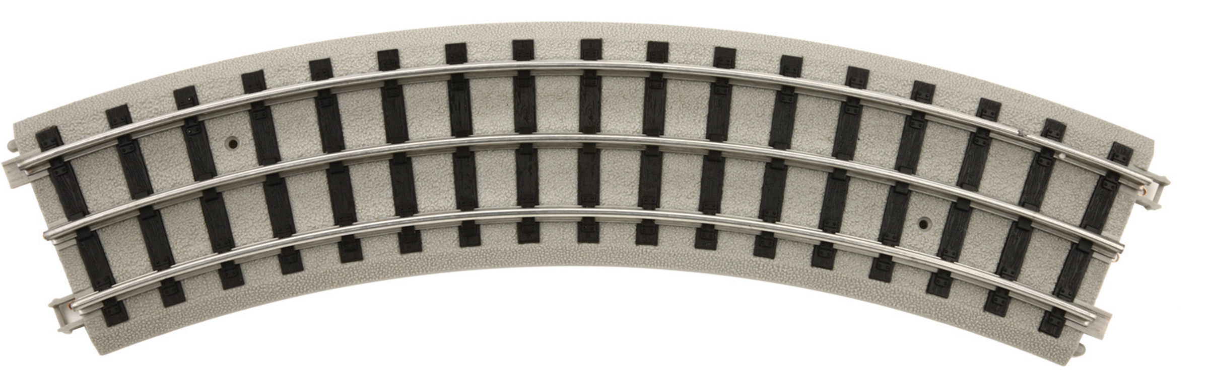 std gauge 42" diameter curve with roadbed