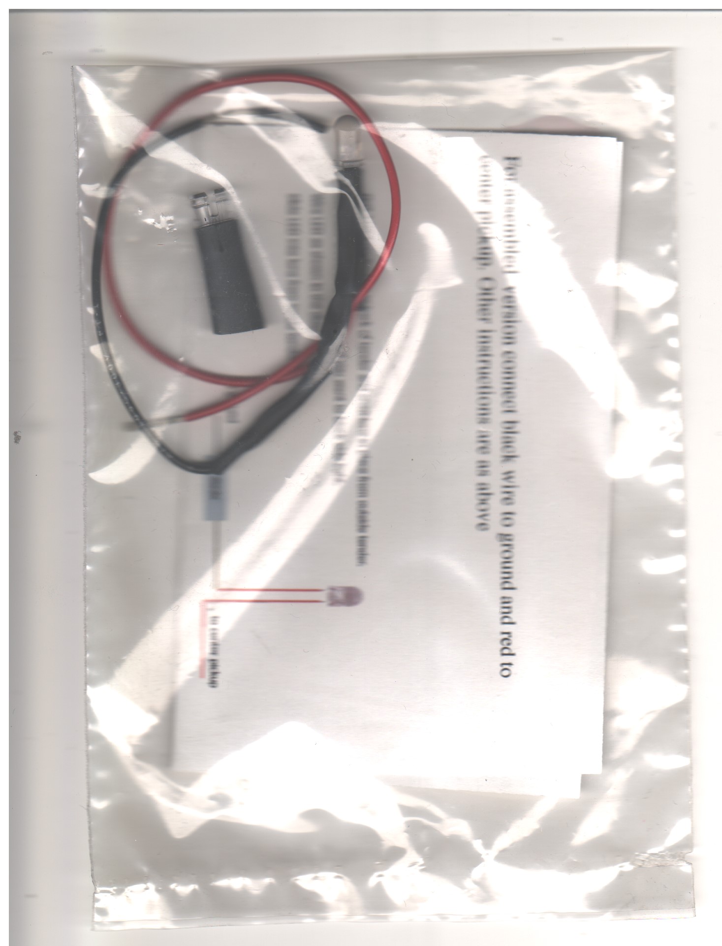 wired tender rear white light kit