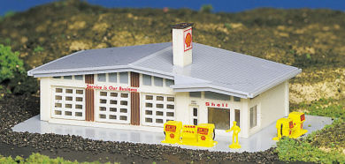 Assembled Gas Station