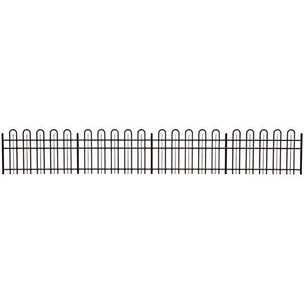 28" Modern Hairpin laser cut fence