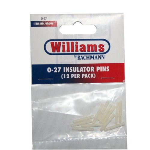 O-27 insulating track pins 12-pack