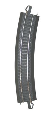 E-Z Track Steel black track 22" radius curve