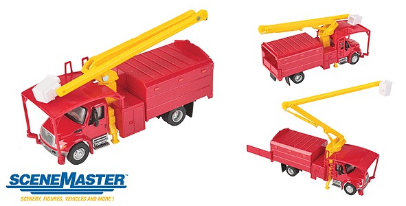 International 4300 Utility Truck with Bucket Lift