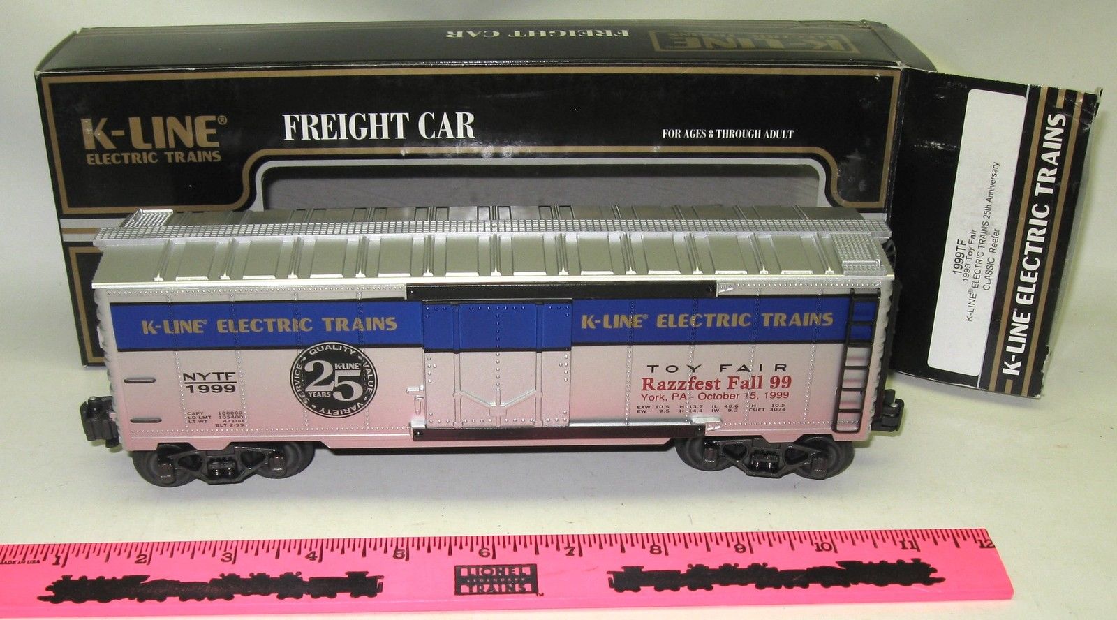 K-Line Electric Trains 25th anniversary 1999 Toy Fair reefer