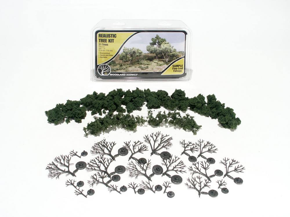 Realistic Tree Kit with 21 Trees