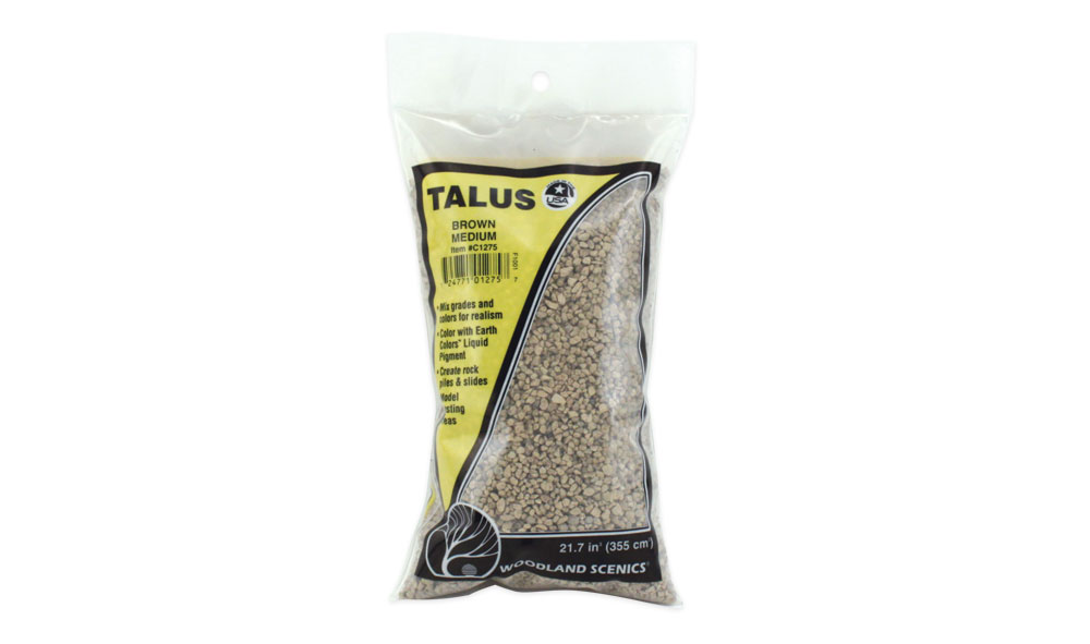 Talus Medium Brown Rock Debris