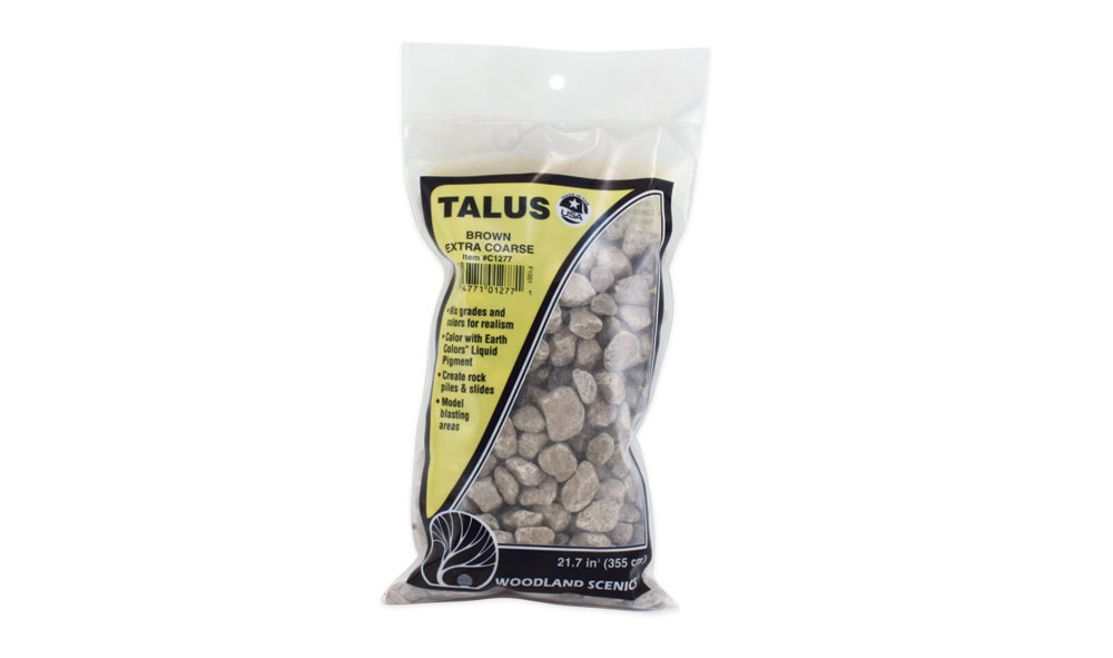 Talus Extra Coarse Brown Rock Debris