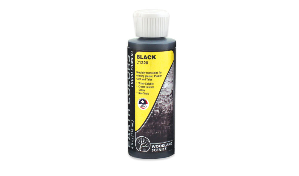 Earth Colors Liquid Pigment Black