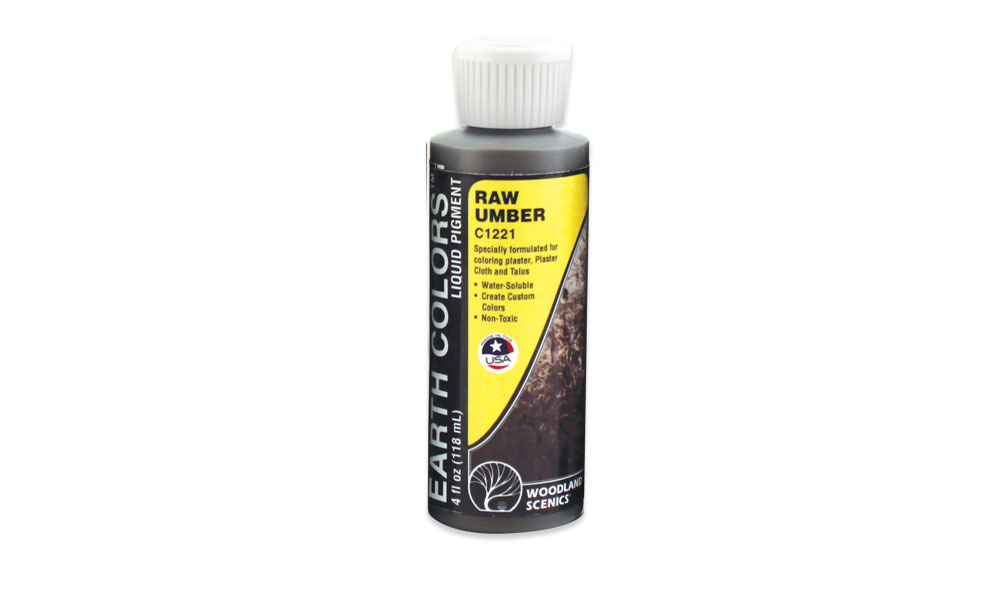 Earth Colors Liquid Pigment Raw Umber