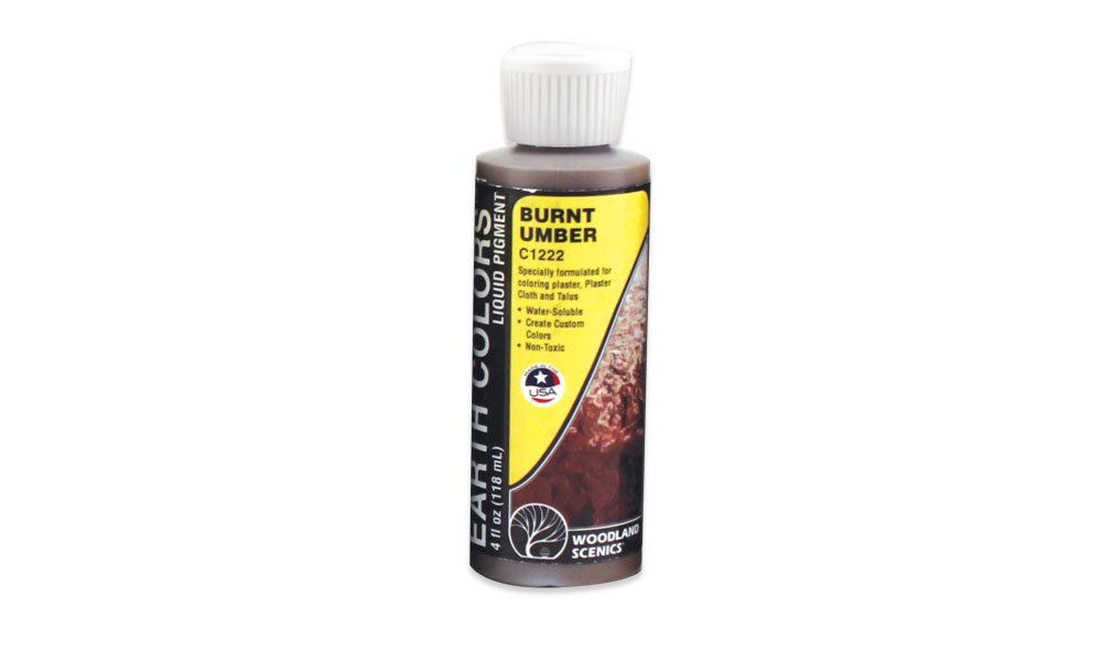 Earth Colors Liquid Pigment Burnt Umber