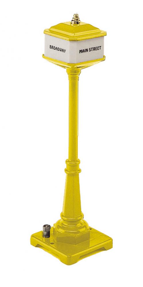 yellow American Flyer #2013 corner lamp 2-pack
