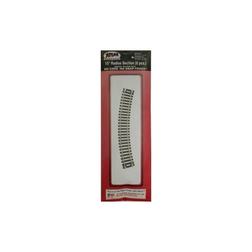 code 100 15" Radius Curve 6-Pack
