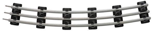 O gauge 72" curve section