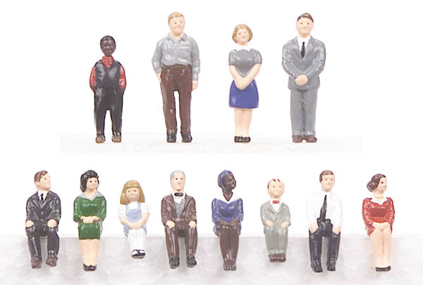 passenger figures 12-piece figure set #1
