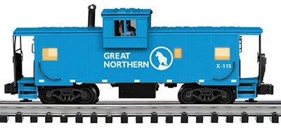Great Northern blue modern caboose