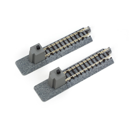 N Unitrack Straight Track with Bumper A 2-7/16"