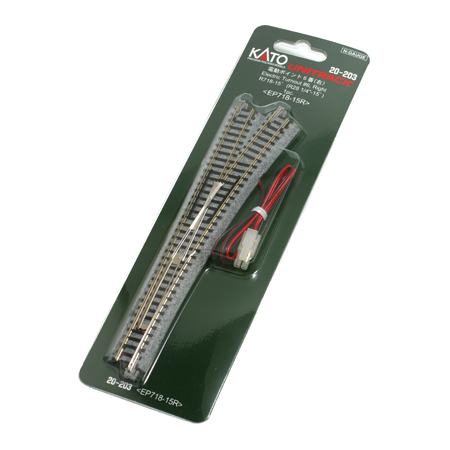 N Unitrack Electric Turnout #6 Right Hand