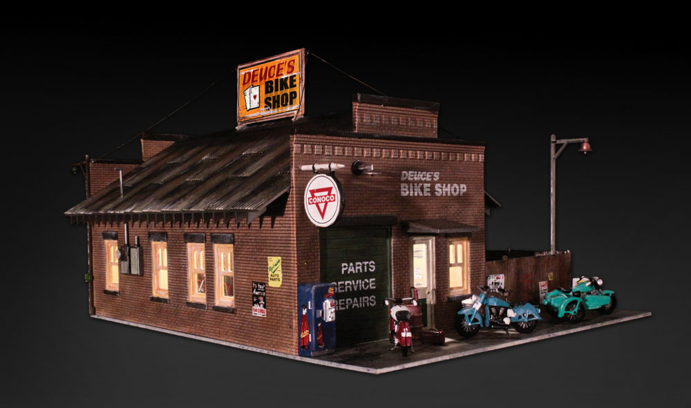 Deuce's Bike Shop assembled