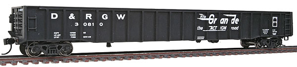 Rio Grande 65' Thrall Mill Gondola #30810